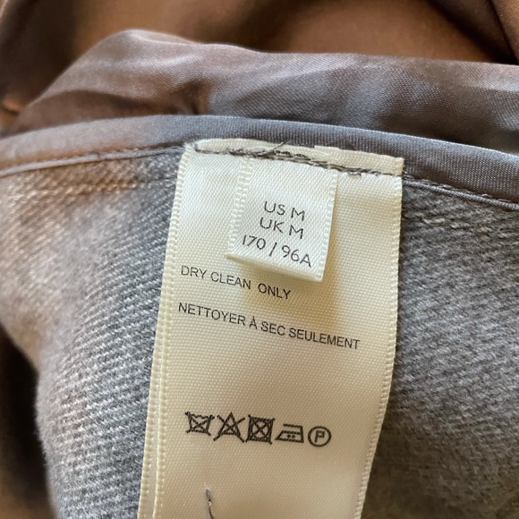 Free People Hannah Slouchy Double Breasted Coat in Gray (washed black) SZ M - Picture 9 of 9